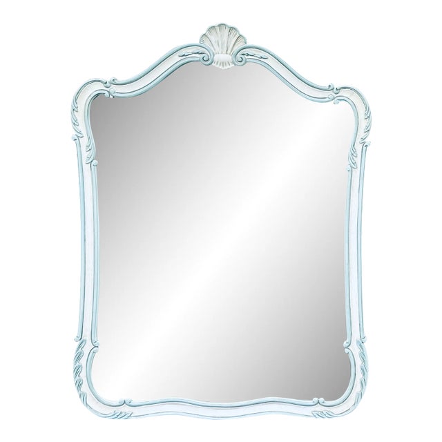 Kindel French Provincial Painted Wall Mirror For Sale