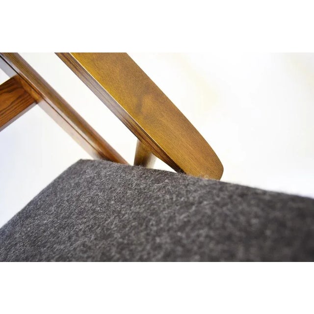 1970s Vintage Convertible Sleeping Armchair by Valerija Ema Cukermanienė for Vilniaus Baldų Kombinatas, 1960s For Sale - Image 5 of 9