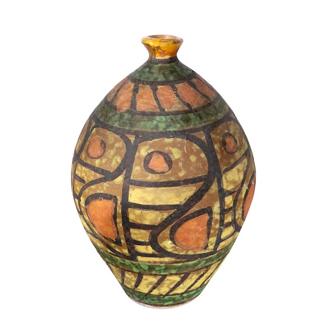 Collection of 7 Mid-Century Italian Pottery Vases by Rossini in the Style of Raymor For Sale In New York - Image 6 of 12