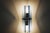 Mid-Century Modern Italian Faceted Blue Glass Veca Wall Sconces by Fontana Arte, 1980s, Set of 2 For Sale - Image 6 of 13