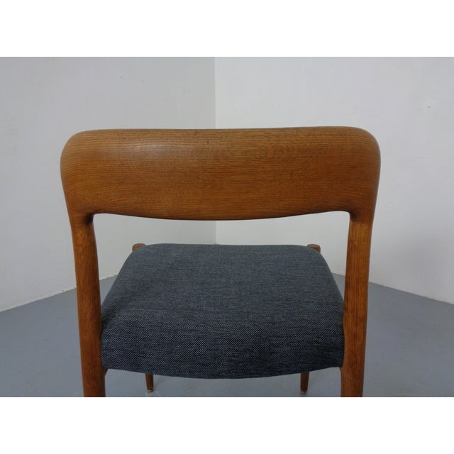 Model 75 Chair in Oak by Niels Otto Møller for J.L. Møllers, 1960s For Sale - Image 16 of 18