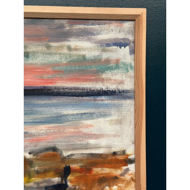 Vidar Bäckman, Spring Evening in Göviken, 1950s, Oil Painting on Canvas, Framed For Sale - Image 6 of 18