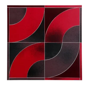 Gordon House, Red Arcs, Silkscreen