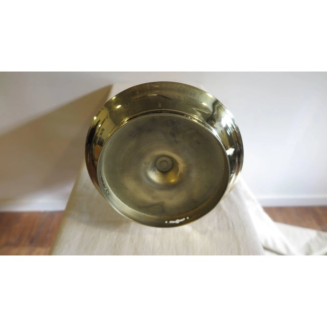 Brass 1950s Mid-Century Brass Sculpture Dish For Sale - Image 8 of 11