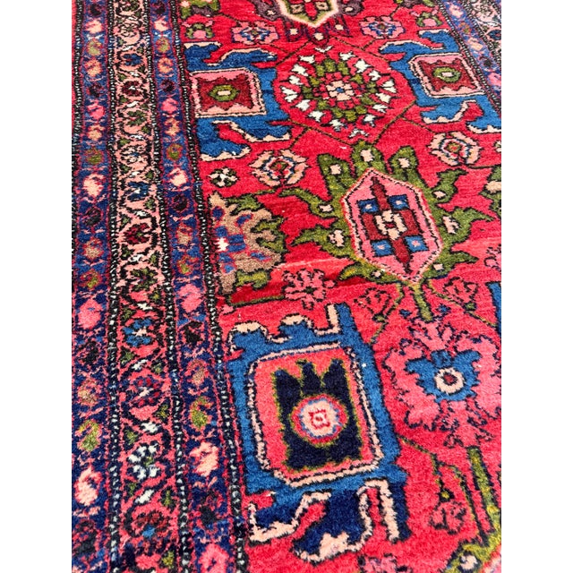 Antique Hamadan Runner in Wool, 1920s For Sale - Image 13 of 18