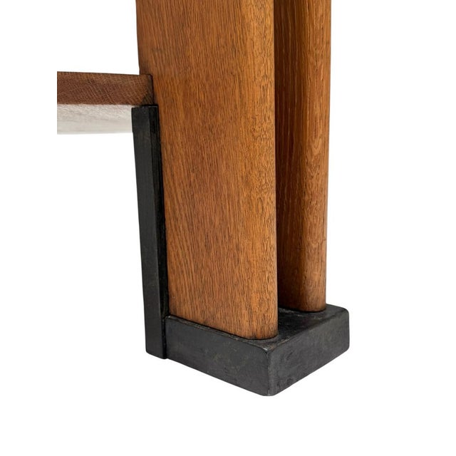 Art Deco Dutch Coffee Table in Oak by Jan Brunott, 1920s For Sale - Image 10 of 16