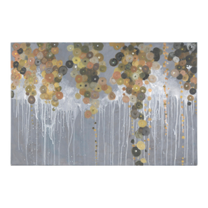Abstract Flowers - Neutral Tones Acrylic on Canvas San Francisco Abstract School
