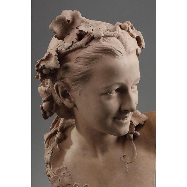 Ceramic Jean-Baptiste Carpeaux, Bust Sculpture, 1870, Terracotta For Sale - Image 7 of 18