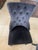 2010s 71” Round Vig Dining Table With Lazy Susan Plus 8 Black Velvet Chairs For Sale - Image 5 of 7