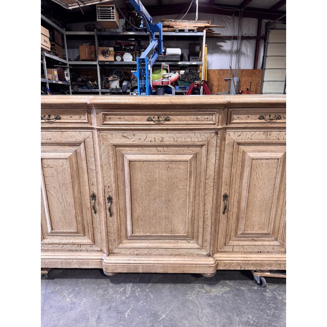 Tan 19th Century Bleached Pine Server For Sale - Image 8 of 18