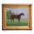 Early 20th C. Oil on Canvas Horse Painting in Gilt Frame by Thomas Toher, 1925 For Sale