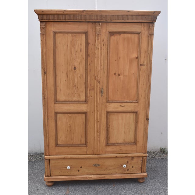 Pine Two Door Armoire, Hungary For Sale In Baltimore - Image 6 of 17