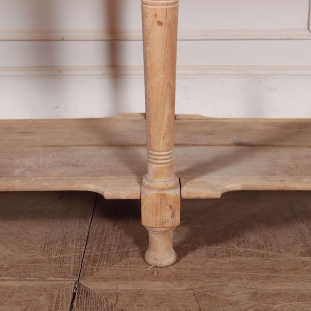 Large Vintage French Console Table in Pine, 1890s For Sale - Image 5 of 10