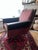 Mid-Century Armchair in Leatherette & Velvet, 1950s For Sale - Image 4 of 11