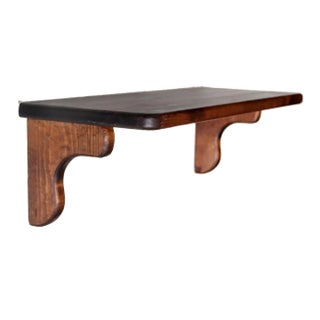 Vintage Lodge Style Wall Shelf For Sale