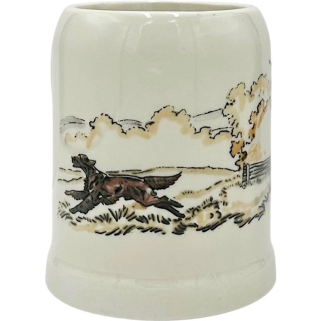 Vintage Paul Brown Hunt Game Dog Ceramic Mug For Sale - Image 11 of 13