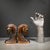 Metal Art Deco Bronze & Copper Plated Trojan Horse Bookends c.1930 For Sale - Image 7 of 7