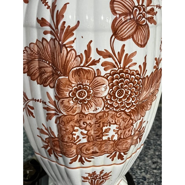 Wood Pair of Vintage Frederick Cooper Ginger Jar Lamps 1970's For Sale - Image 7 of 7