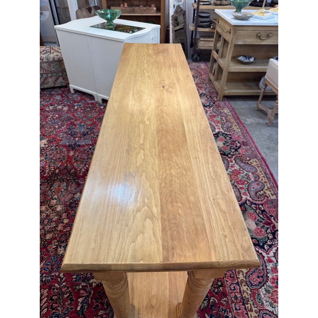 Adoorne Inc. Solid Pine Console For Sale - Image 6 of 6