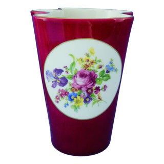 Vintage Porcelain Cartoccio-Shaped Vase by Guido Andlovitz for SCI Verbano, 1930s For Sale