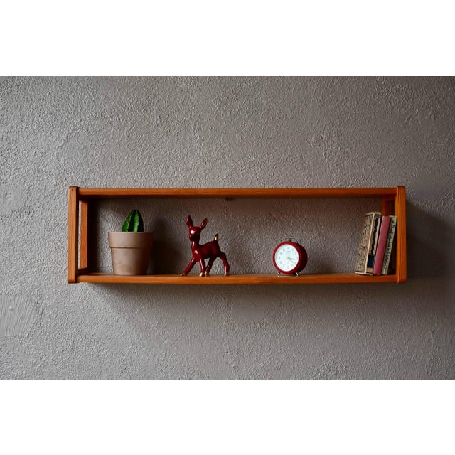 Brutalist Chalet Pine Hanging Shelf, 1970s For Sale - Image 17 of 17