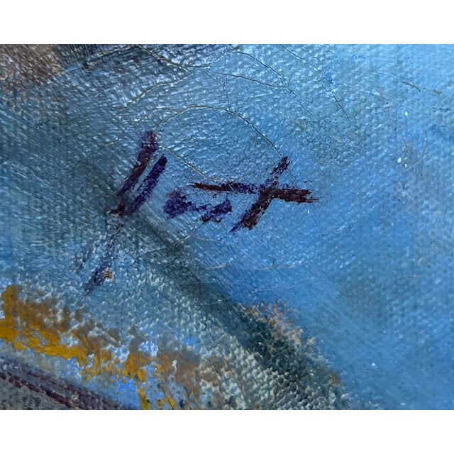 Seated Nude Woman American Impressionist School 1940s by Fred Yost For Sale - Image 4 of 5