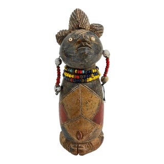 Early 20th Century Tikar Clay House God 7.5inch Cameroon For Sale