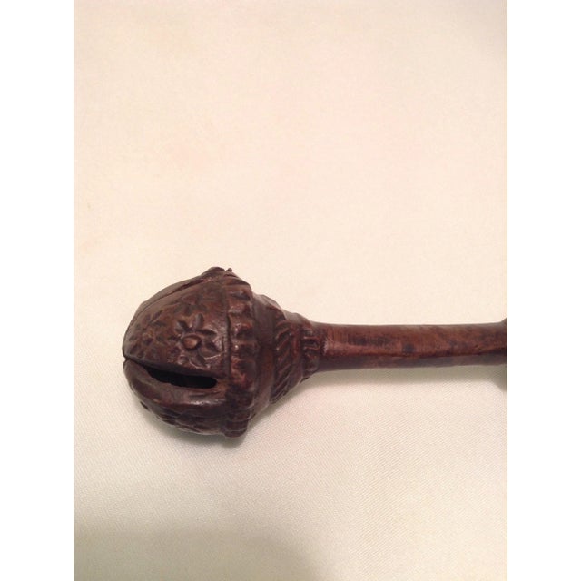 Brass Vintage Brass Bell Rattle For Sale - Image 8 of 11