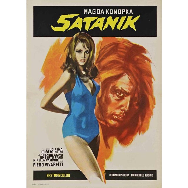 1960s Satanik Poster, Italy/Spain, 1968 For Sale - Image 5 of 5