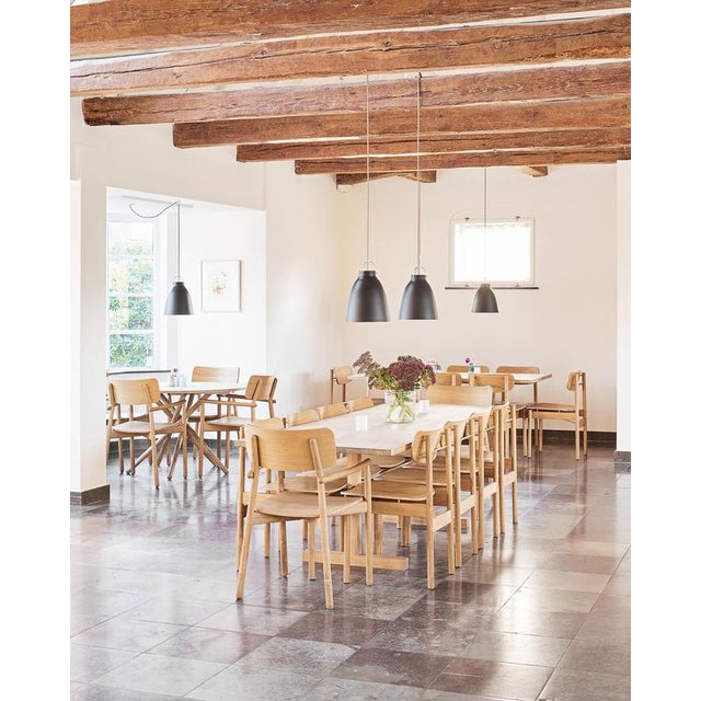 Gaspard Dining Table 240 in Light Oak and Brass by Eberhart Furniture For Sale - Image 14 of 18