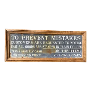 19th Century English Trade Sign