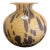 Vintage MCM Maestri Vetrai Italian Art Glass Amber Brown Vase For Sale