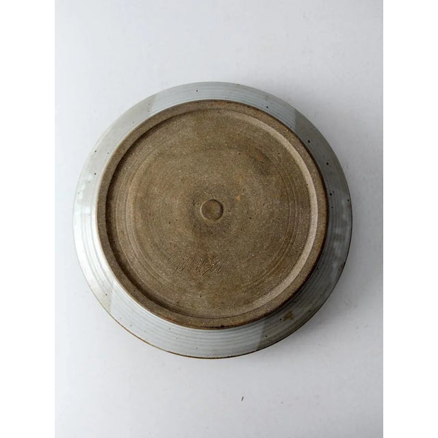 Ceramic Vintage Don Hanson Studio Pottery Platter For Sale - Image 7 of 9