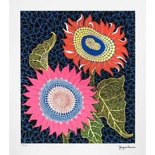After Yayoi Kusama, Flowers, Lithograph, 1990s For Sale