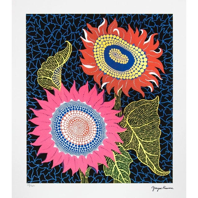 After Yayoi Kusama, Flowers, Lithograph, 1990s For Sale