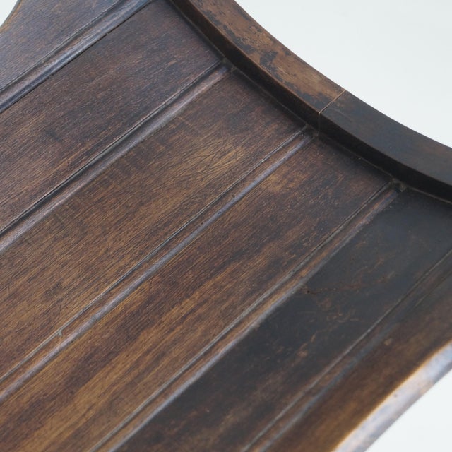 Curule or Dagobert Armchair in Walnut, Italy, 1910s For Sale - Image 12 of 18