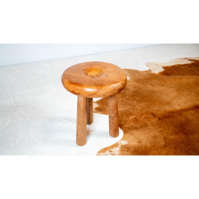 1970s 1970s Mid Century Artek Bertel Gardberg Style Wooden Stool For Sale - Image 5 of 12