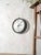 Bakelite Synchronome Wall Clock with Gold Bezel for GPO, England, 1960s For Sale - Image 11 of 14