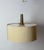 Swedish Modern Minimalist Brass and Silk Drum Pendant Light, 1970 For Sale - Image 3 of 16