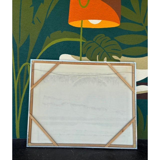 Wood Postmod Artmaster Studios Abstract Sunset Painting For Sale - Image 7 of 7