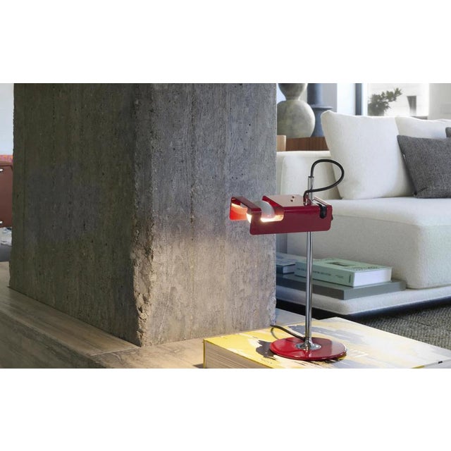 Metal Mini Spider Table Lamps by Joe Colombo for Oluce, Set of 3 For Sale - Image 9 of 17