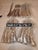20 total pieces of Antler and Stainless Steel flatware. In new condition most of it still wrapped up...the knife has a...