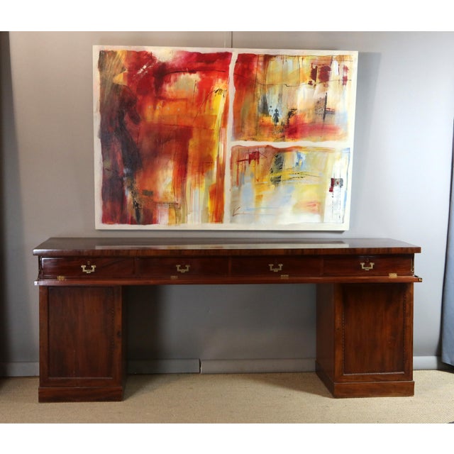 Kim Hm, Composition, 1990s, Oil on Canvas For Sale - Image 13 of 14