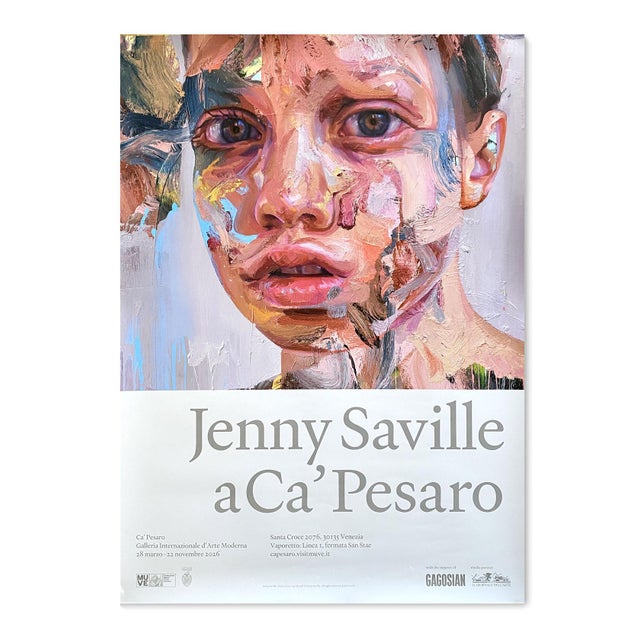 Jenny Saville a Ca' Pesaro - Venice (IT) Exhibition Poster Dimensions: 19,6 x 27,5 in / 50 x 70 cm Sold unframed