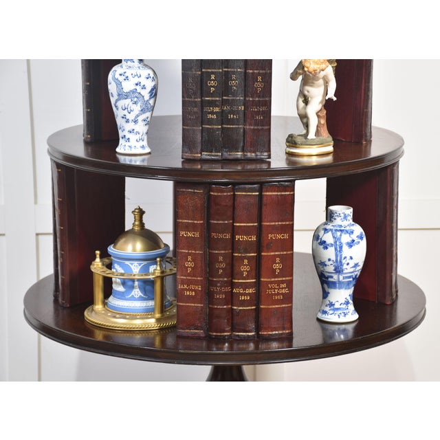 Mahogany Revolving Bookcase, 1890s For Sale - Image 4 of 12