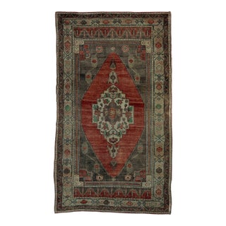 Turkish Vintage Rug 4'10" x 8'3" #20836 For Sale