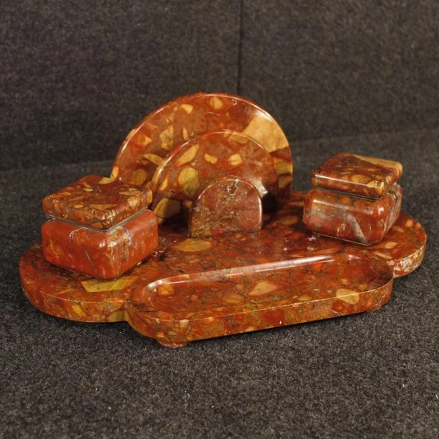 Art Deco Marble Inkwell, 1930s For Sale - Image 13 of 13