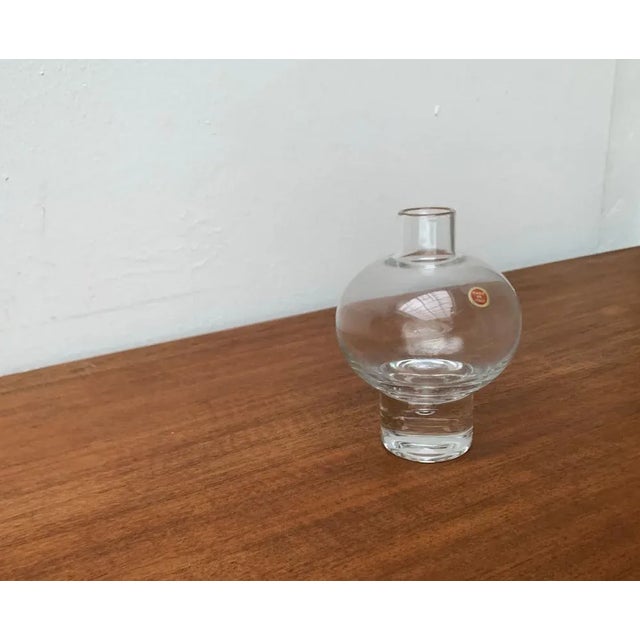 Vintage Italian Glass Bubble Vase For Sale - Image 3 of 12