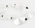 White Angela Caputi Pearlized White and Black Resin Necklace For Sale - Image 8 of 8