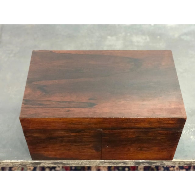Antique Rosewood, Ebony, and Boxwood Lap Desk For Sale - Image 13 of 13